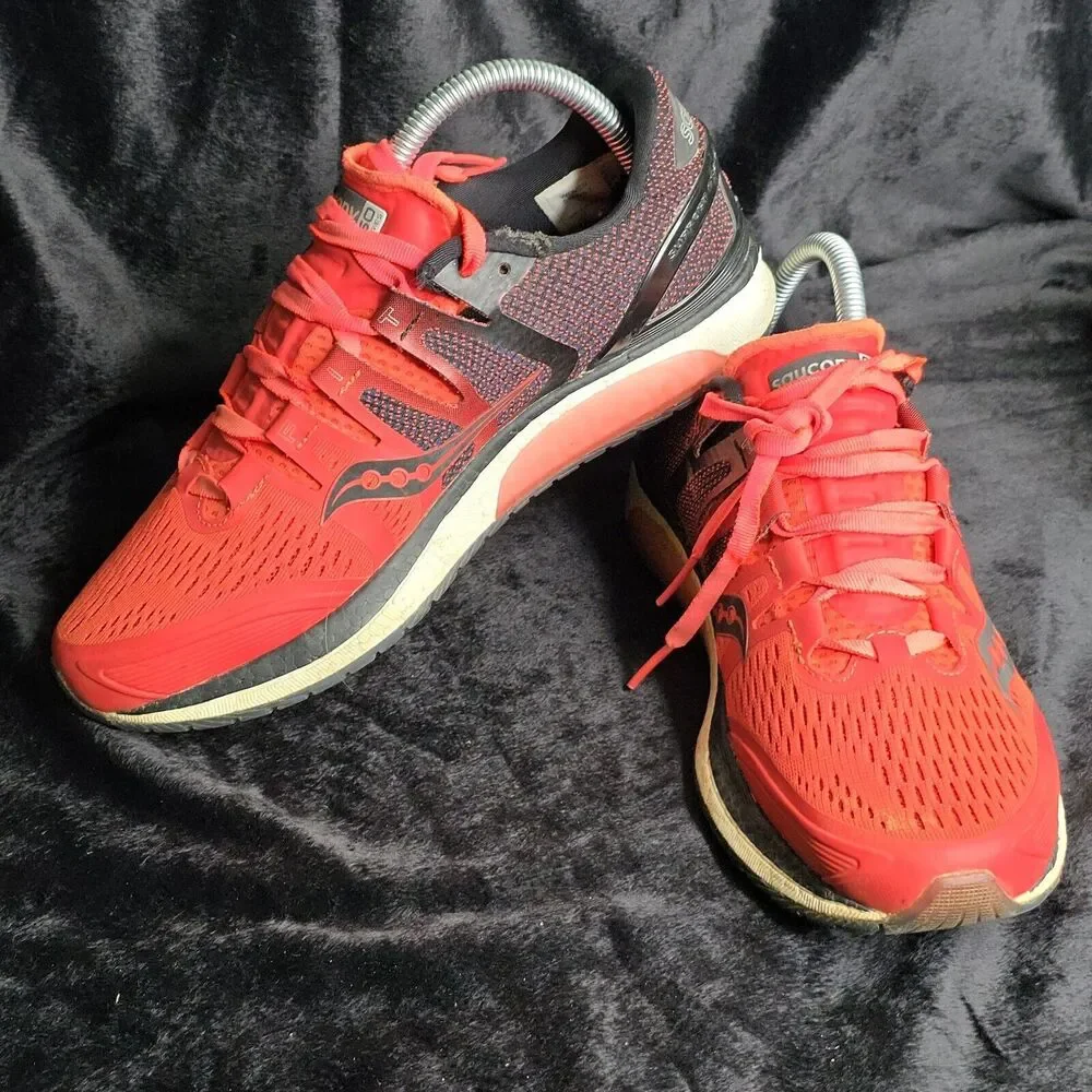 Saucony Womens Liberty ISO‎ S10410-2 Red Running Shoes Sneakers Size 8.5 US M